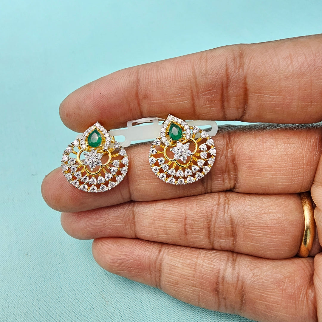 Green CZ Necklace