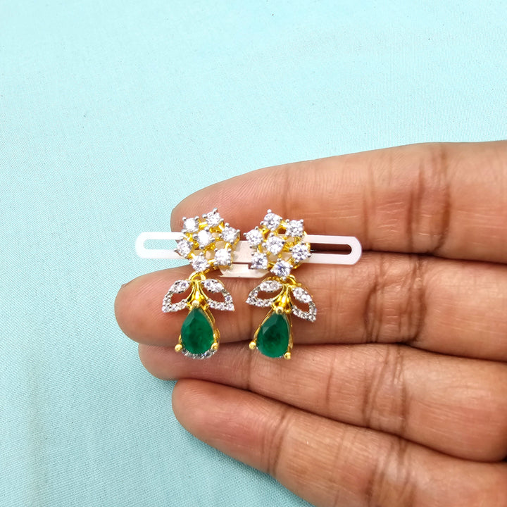 Green CZ Necklace