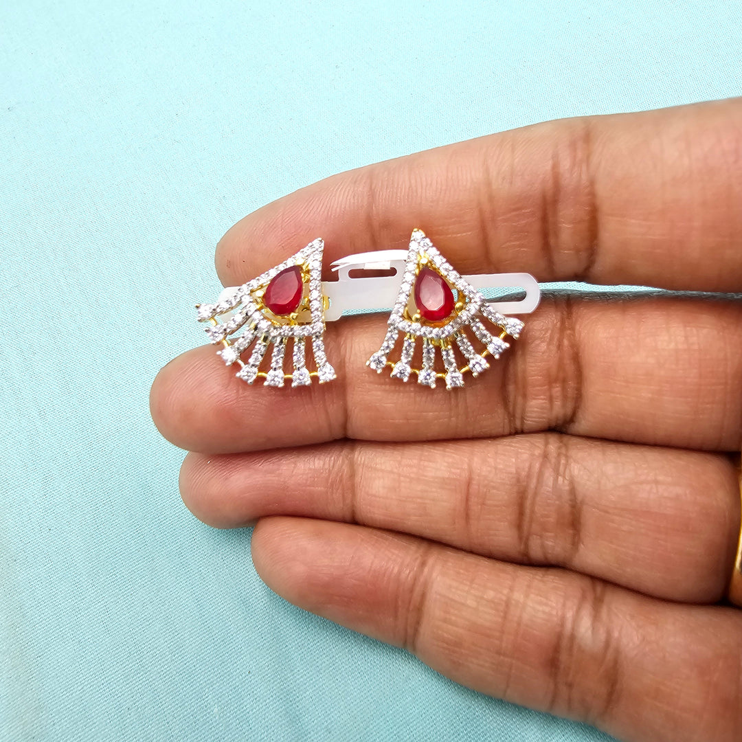 Short CZ necklace set