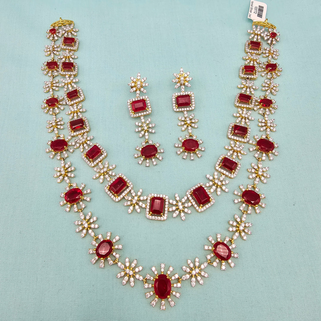 2 Layer Ruby Necklace