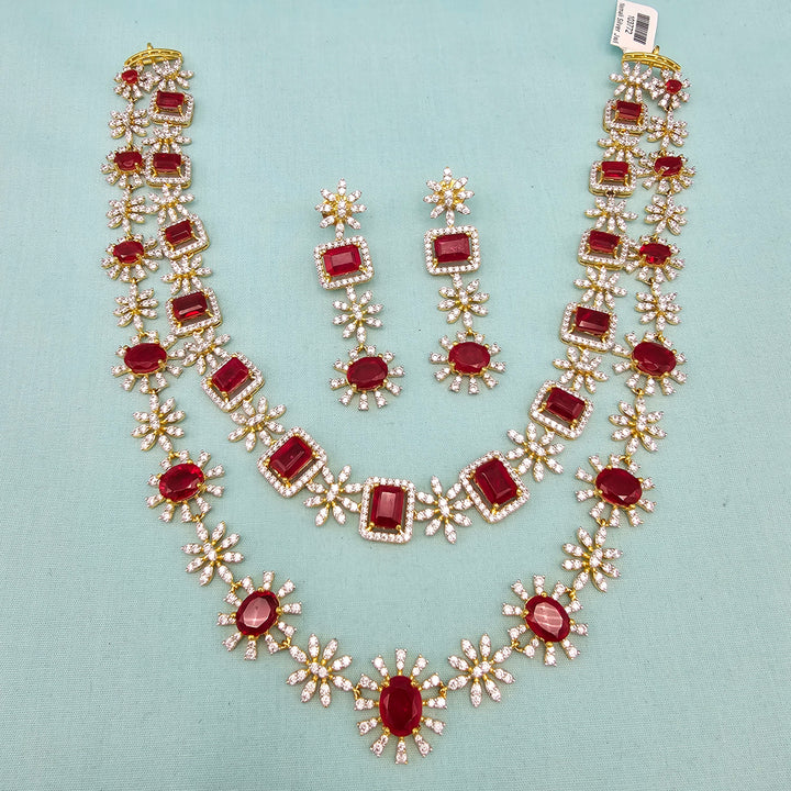2 Layer Ruby Necklace