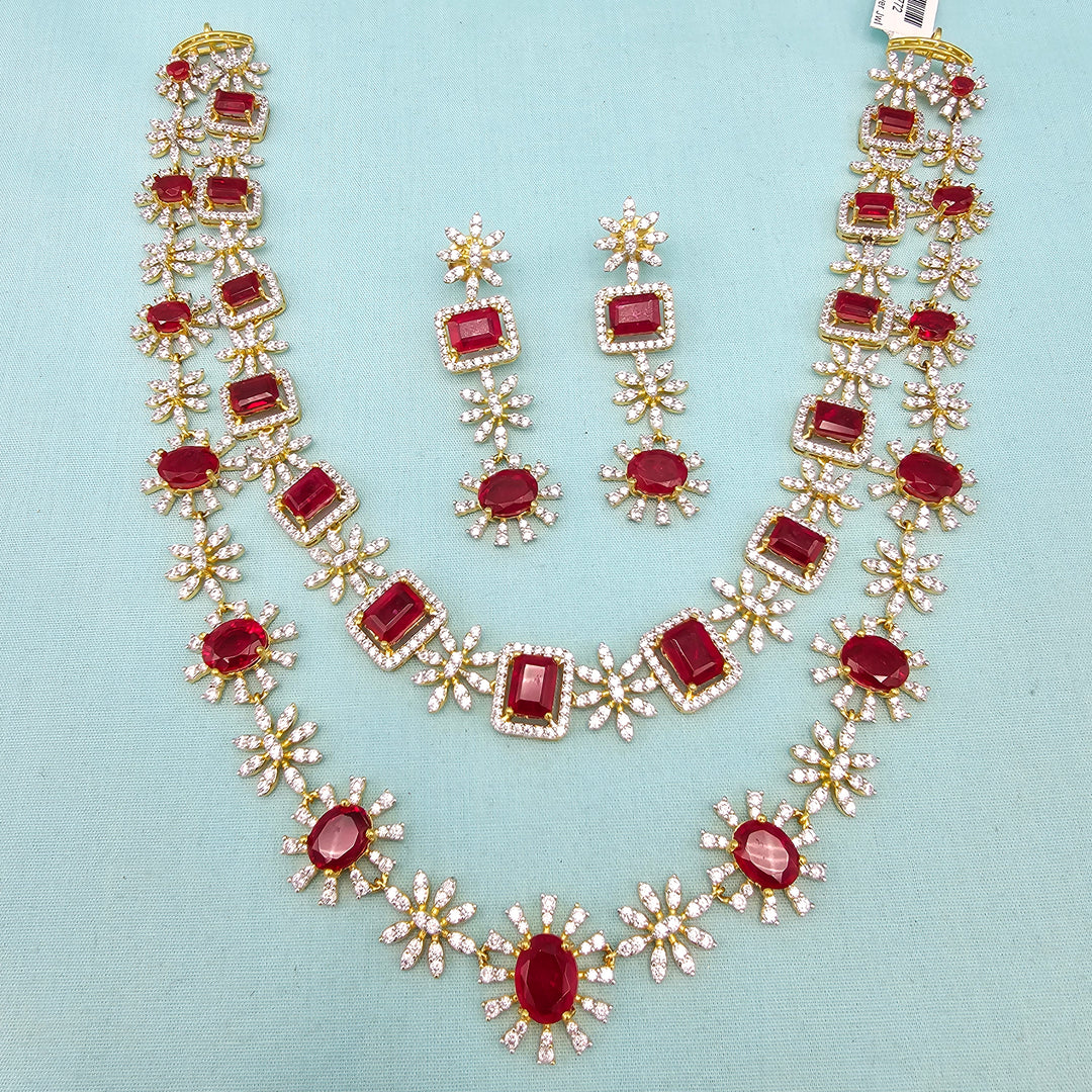2 Layer Ruby Necklace