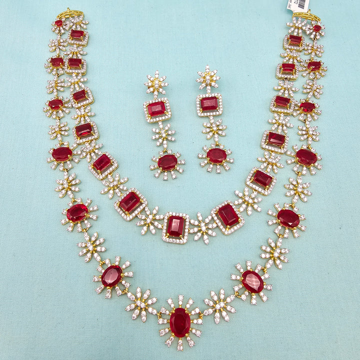 2 Layer Ruby Necklace