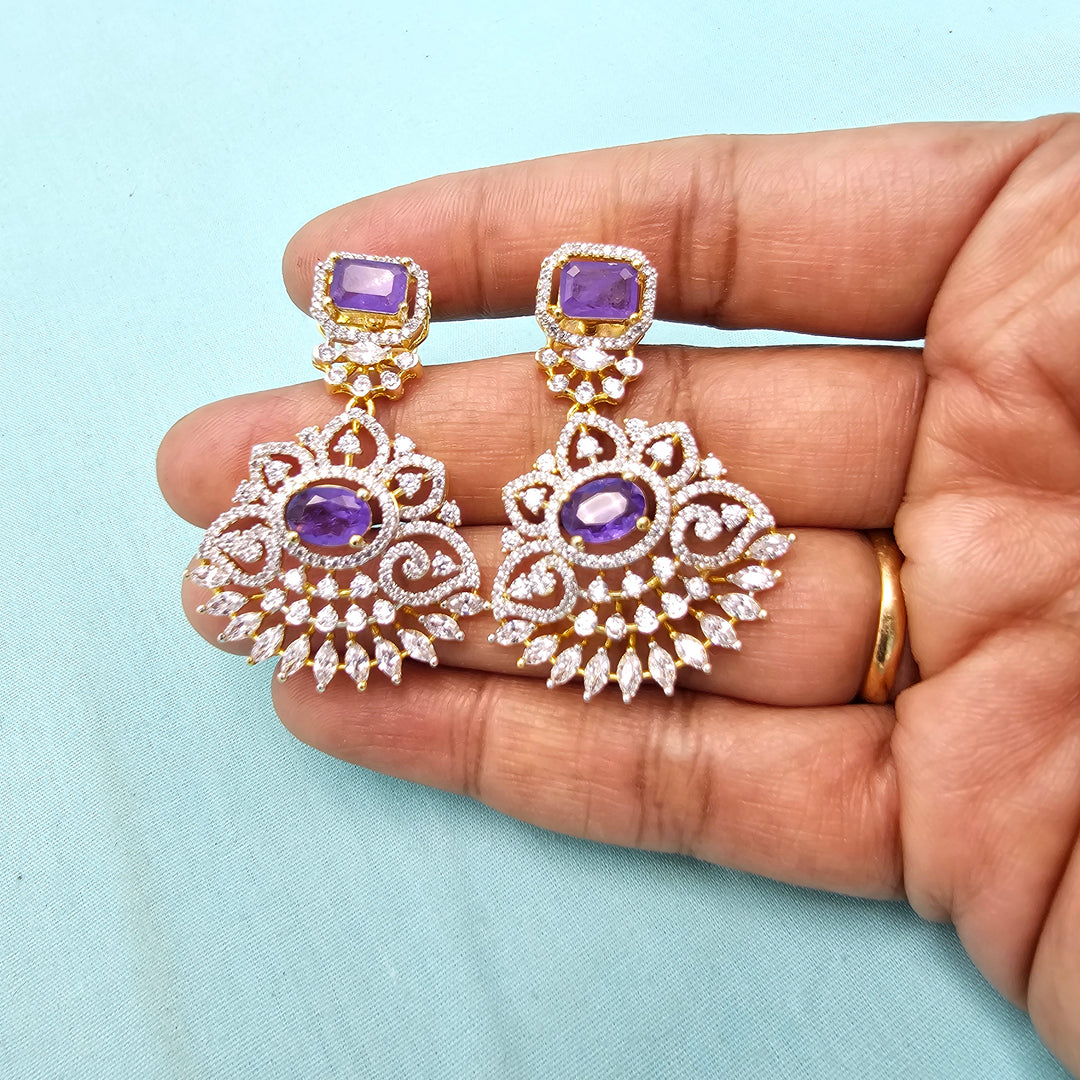 Amethyst CZ Necklace