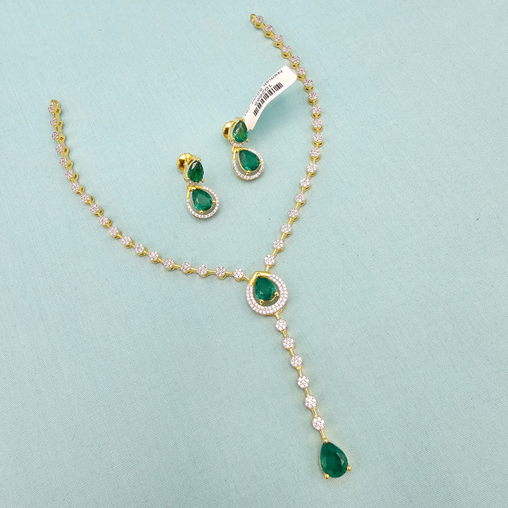Minimalist CZ Necklace