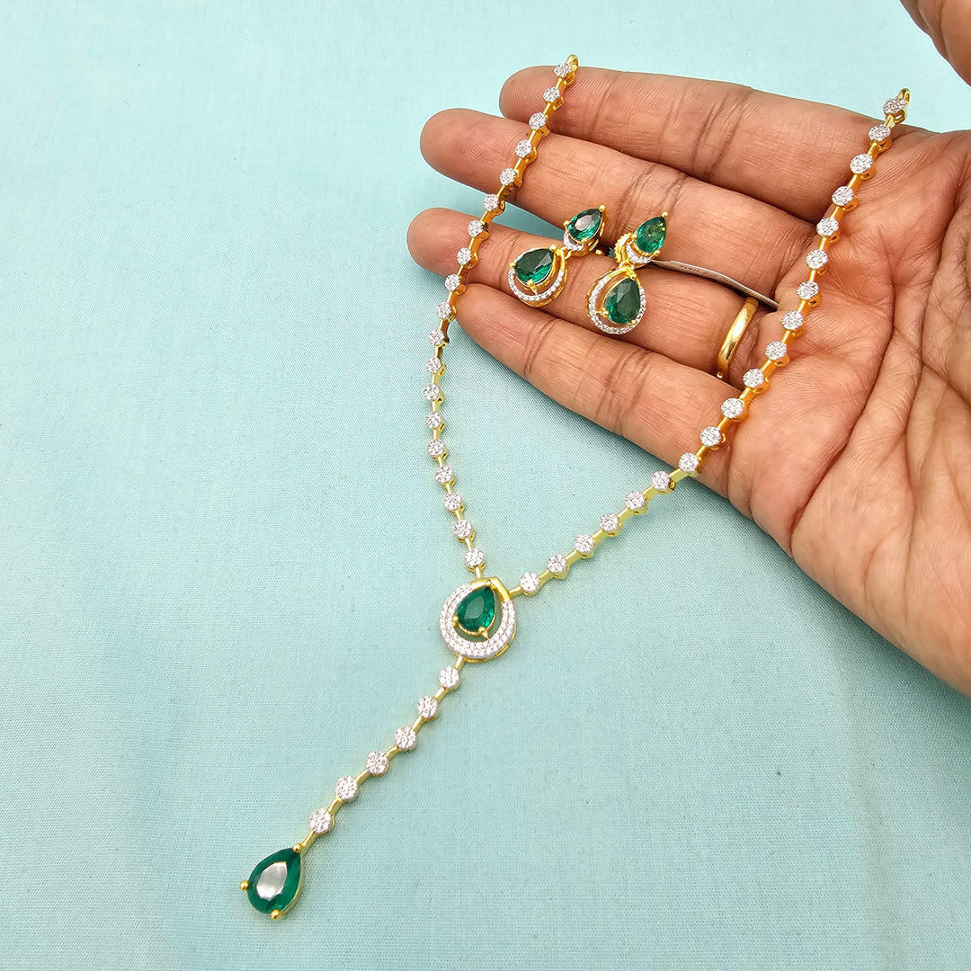Minimalist CZ Necklace