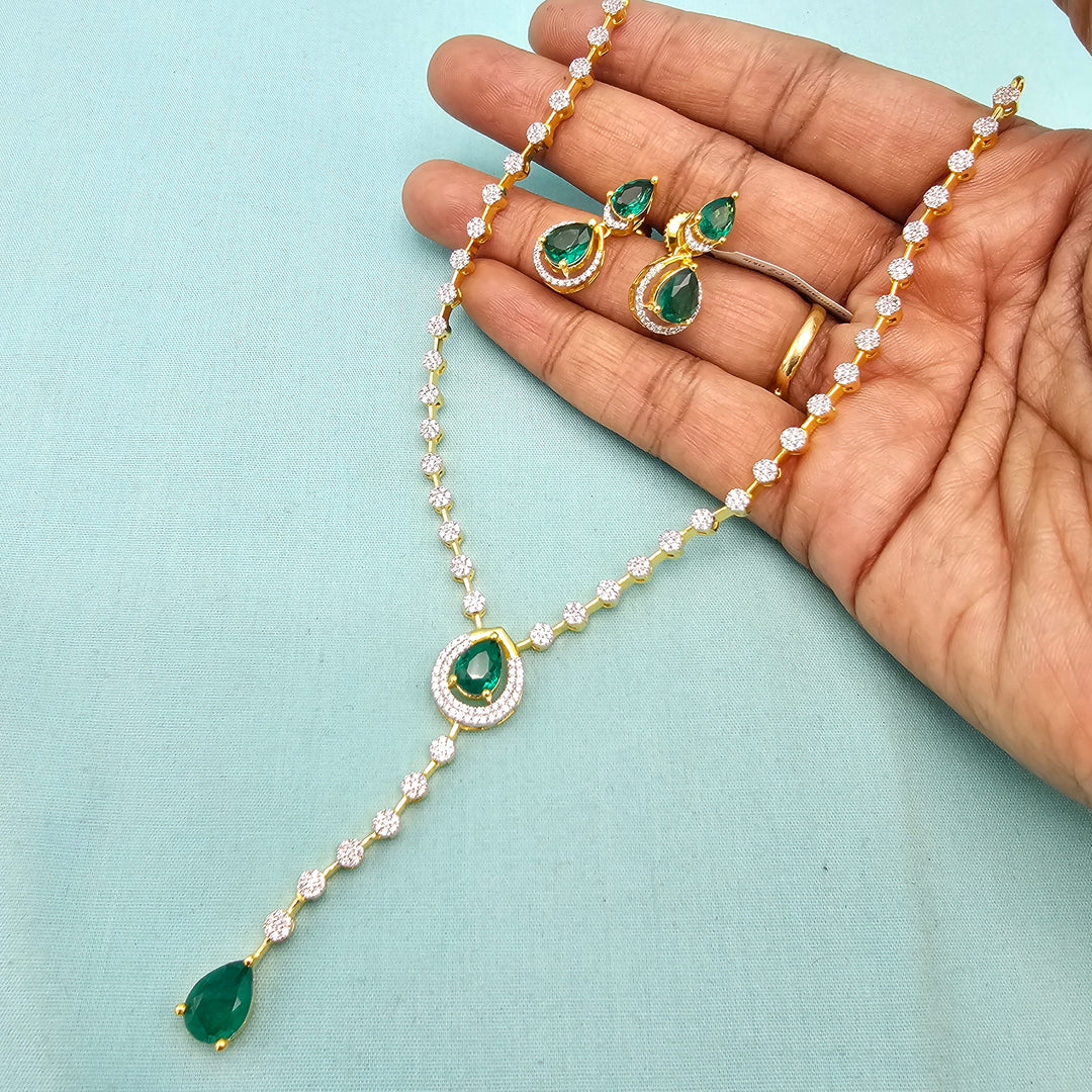 Minimalist CZ Necklace