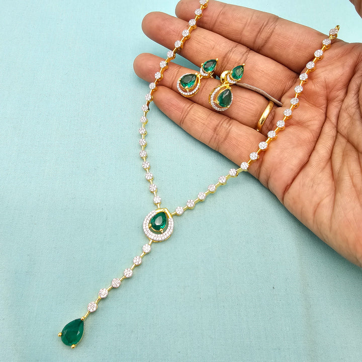 Minimalist CZ Necklace