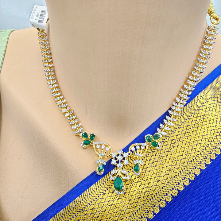 Green CZ Necklace