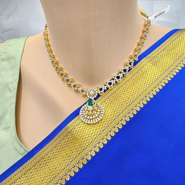 Green CZ Necklace
