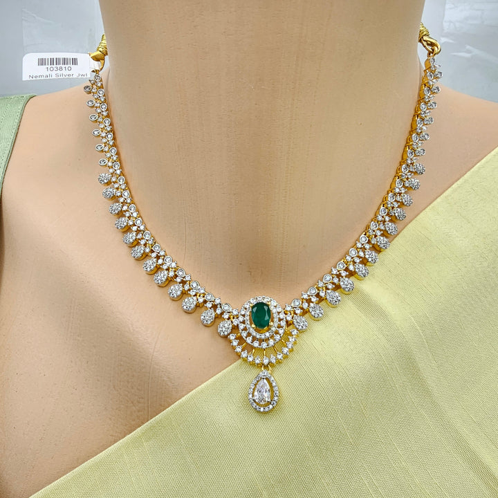 Diamond rep Emerald Set