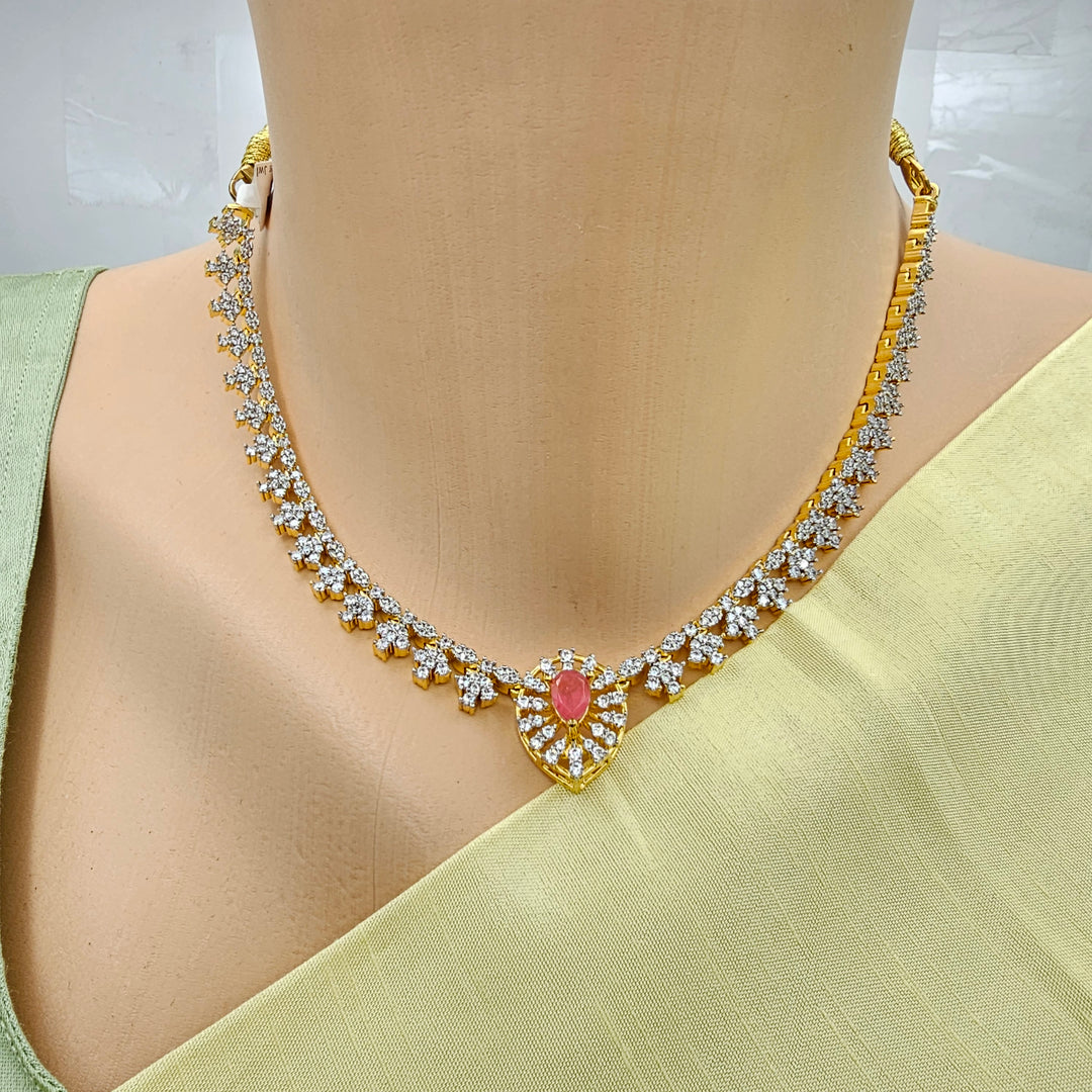 Pink Short diamond set