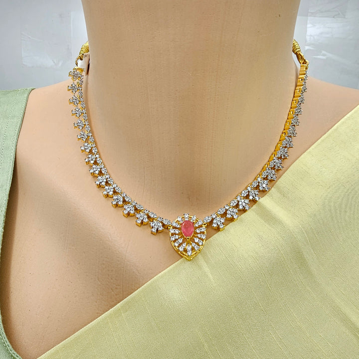 Pink Short diamond set