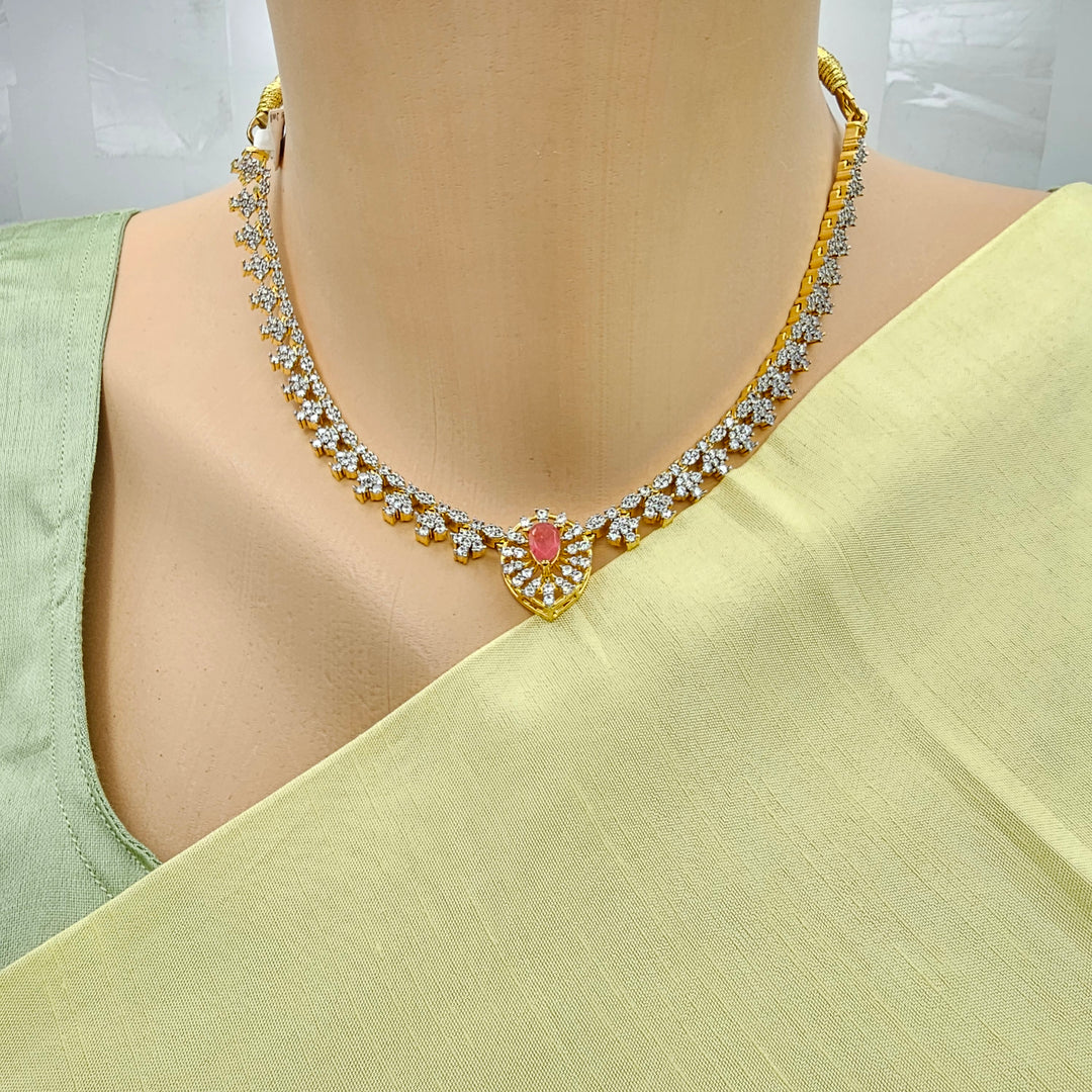 Pink Short diamond set