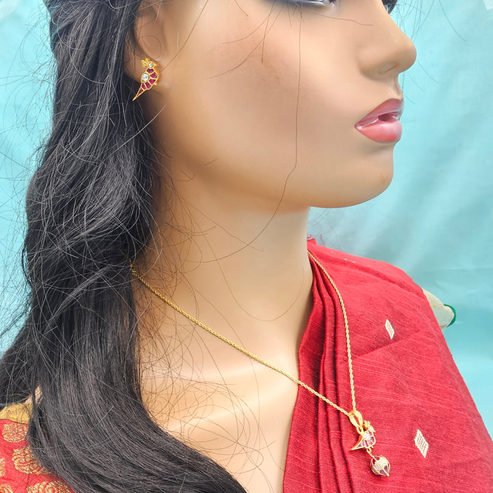 92.5 Kundan Pendant Set