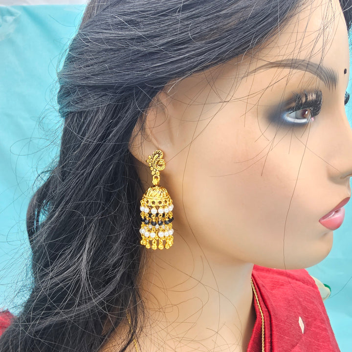 Black Beads Pearl Buttalu