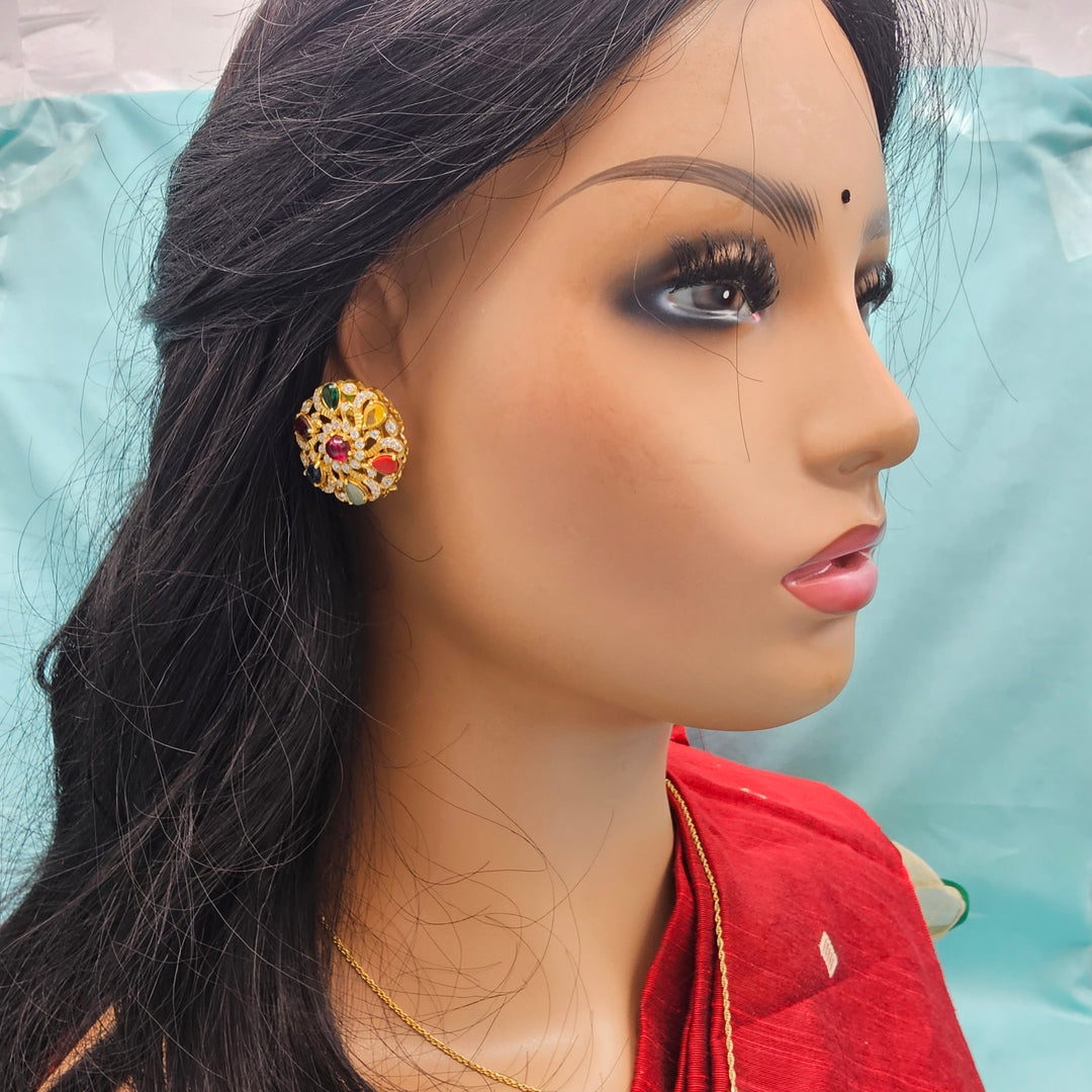 Big Navratna Studs