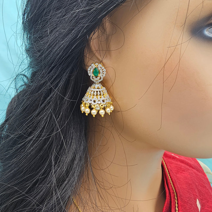 Small Silver Jhumka