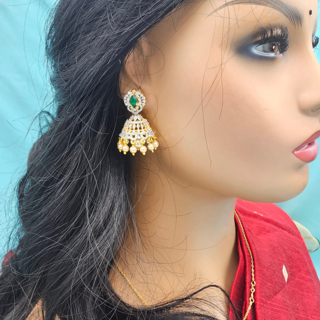 Small Silver Jhumka