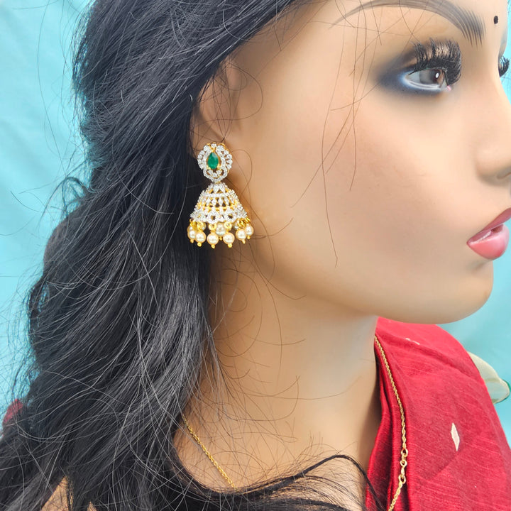Small Silver Jhumka