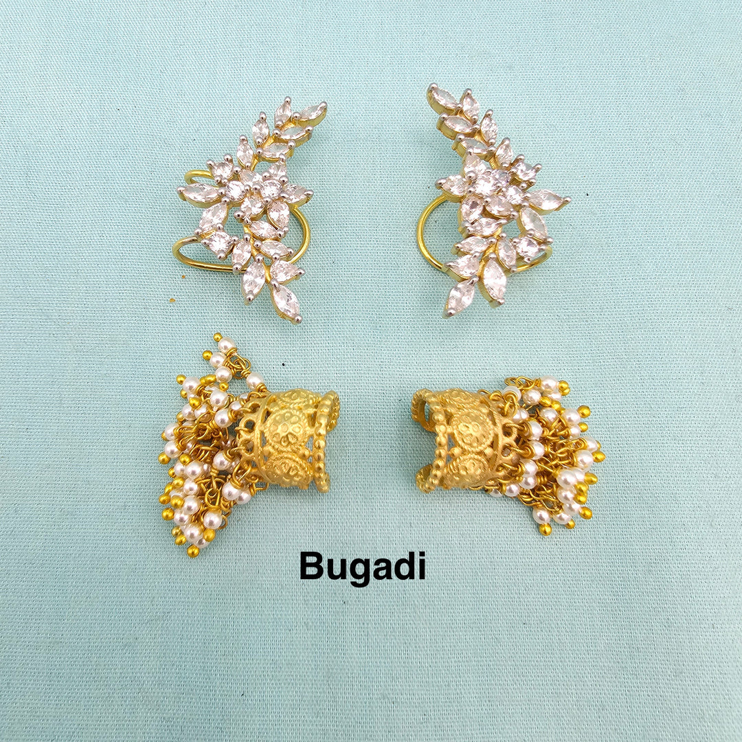 Silver CZ/ Temple Bugadi