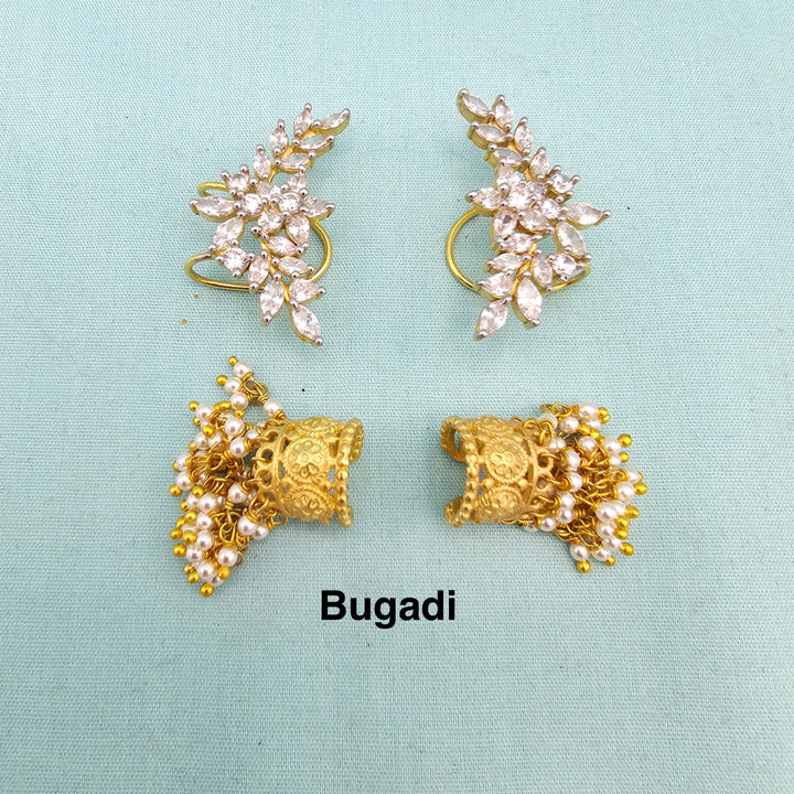 Silver CZ/ Temple Bugadi