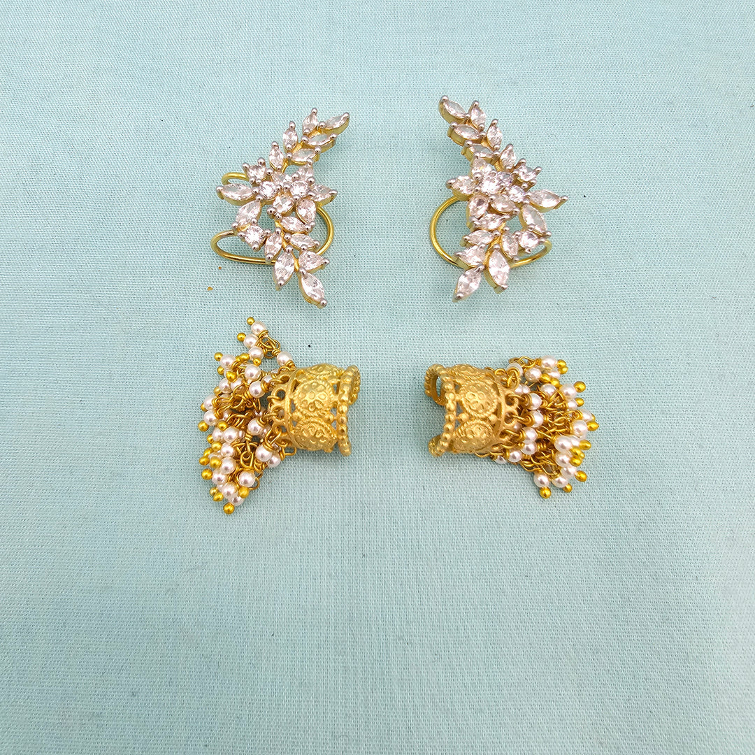 Silver CZ/ Temple Bugadi