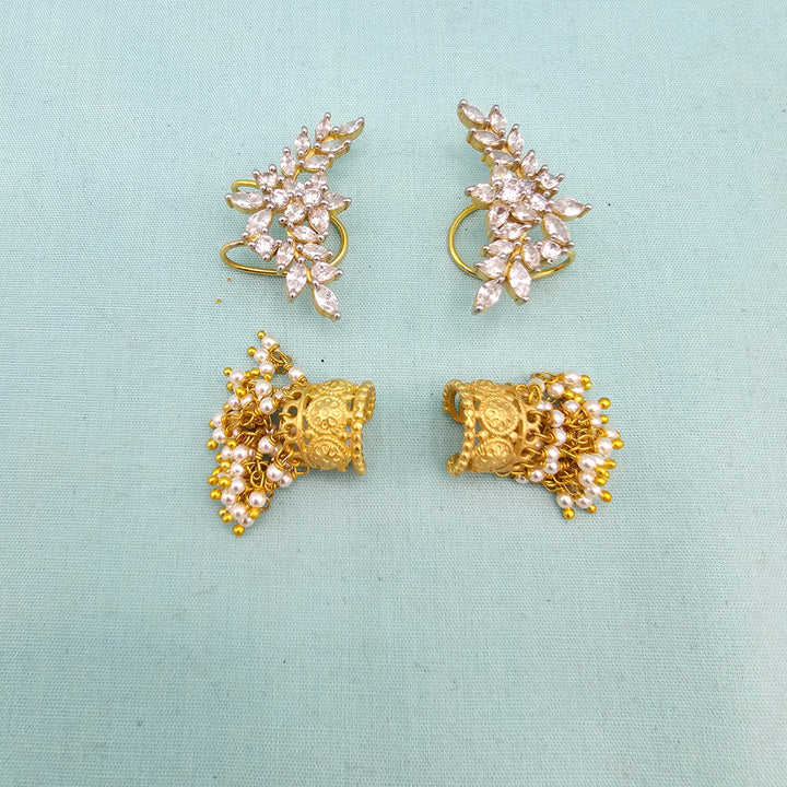 Silver CZ/ Temple Bugadi