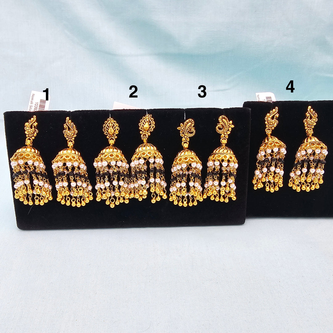 Black Beads Pearl Buttalu