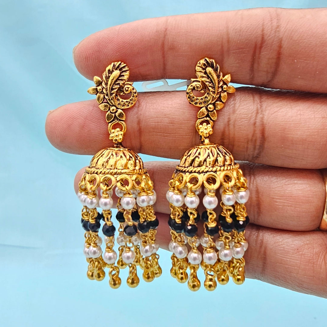Black Beads Pearl Buttalu