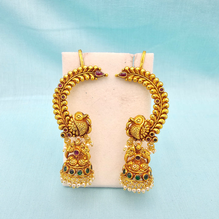 Silver Nakshi Jhumka