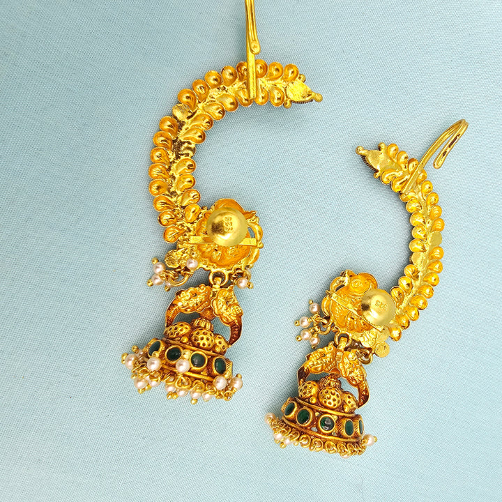 Silver Nakshi Jhumka