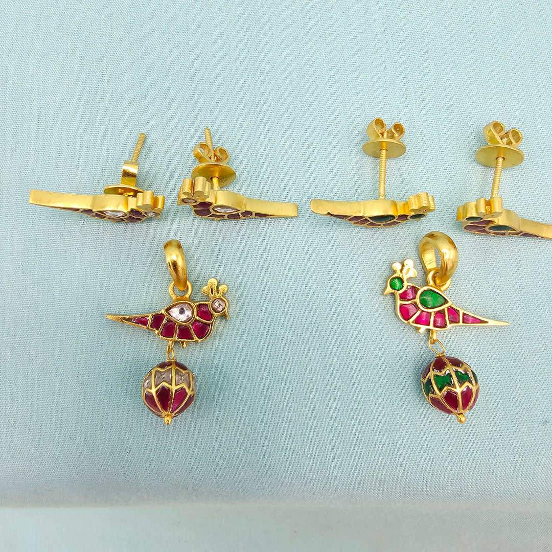 92.5 Kundan Pendant Set