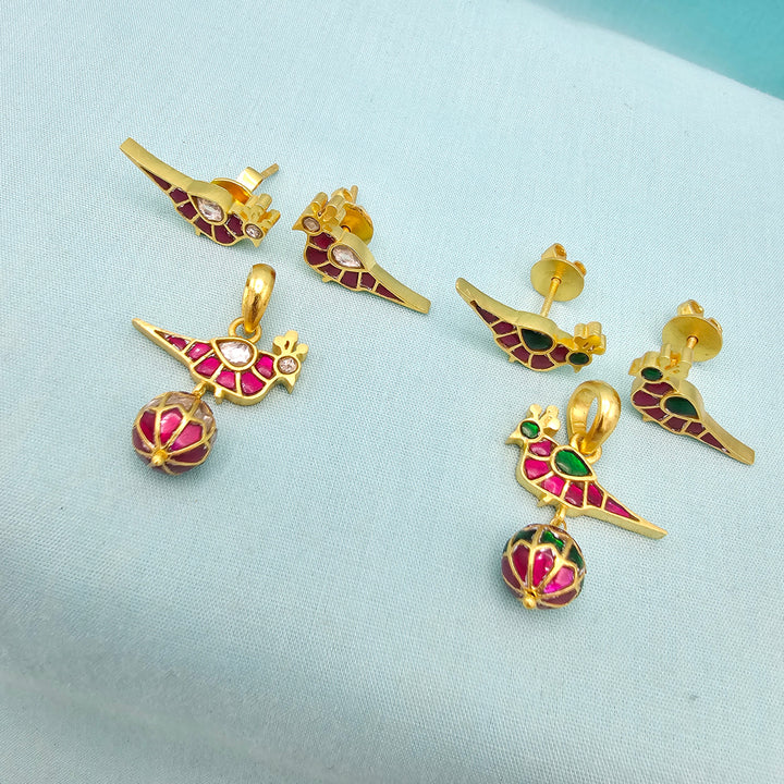 92.5 Kundan Pendant Set