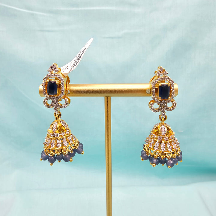 Diamond Tanzanite Jhumka