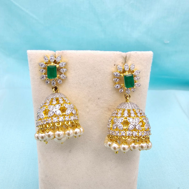 CZ Coral Jhumka