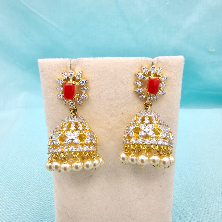 CZ Coral Jhumka