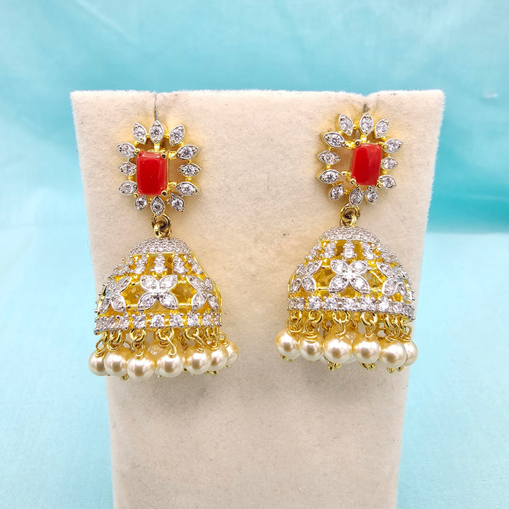 CZ Coral Jhumka