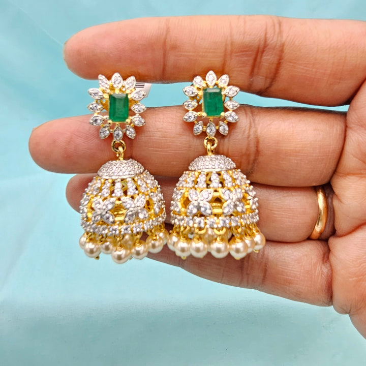 CZ Coral Jhumka