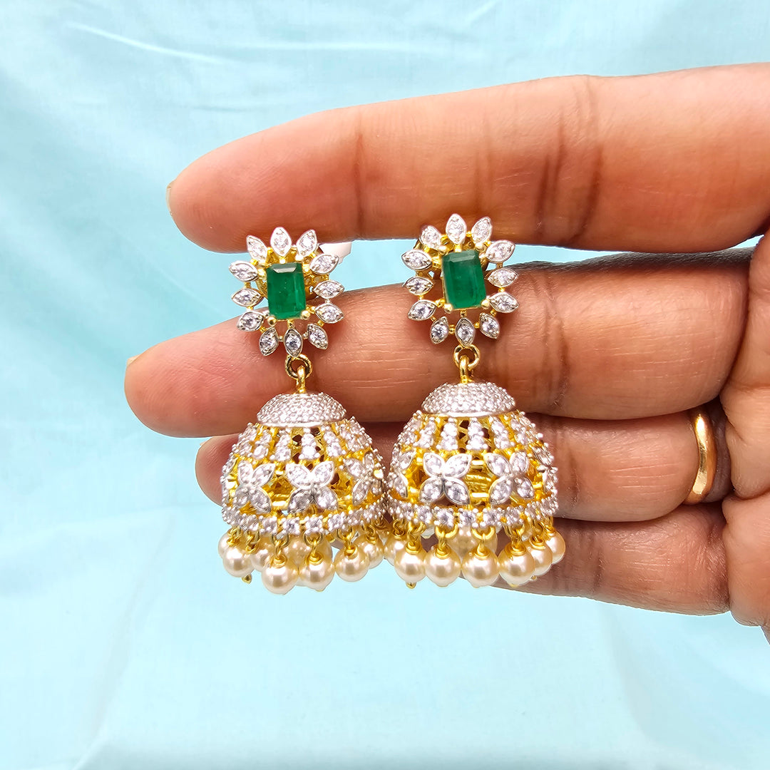 CZ Coral Jhumka