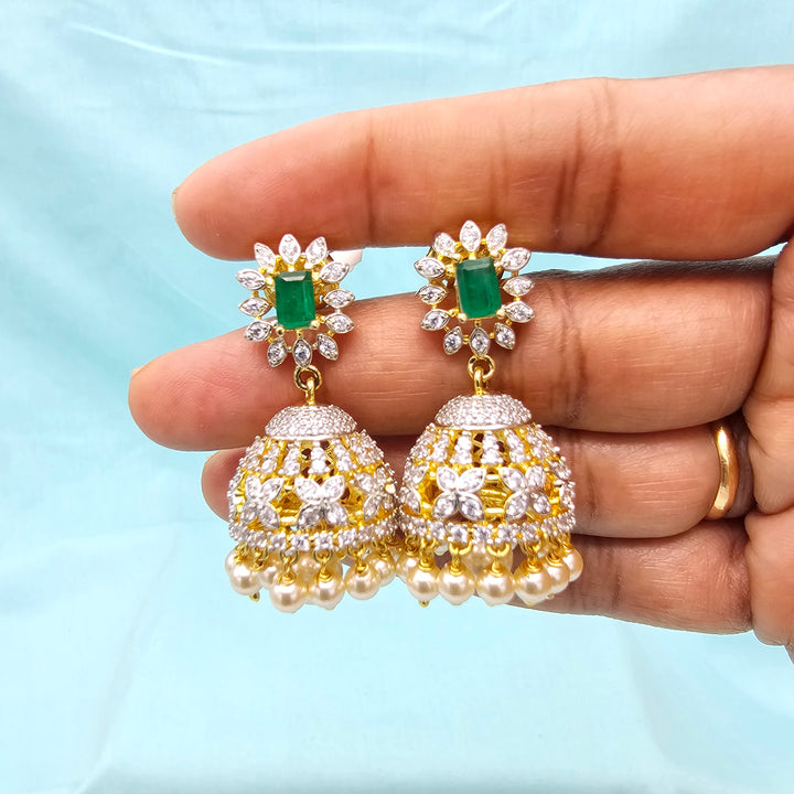 CZ Coral Jhumka
