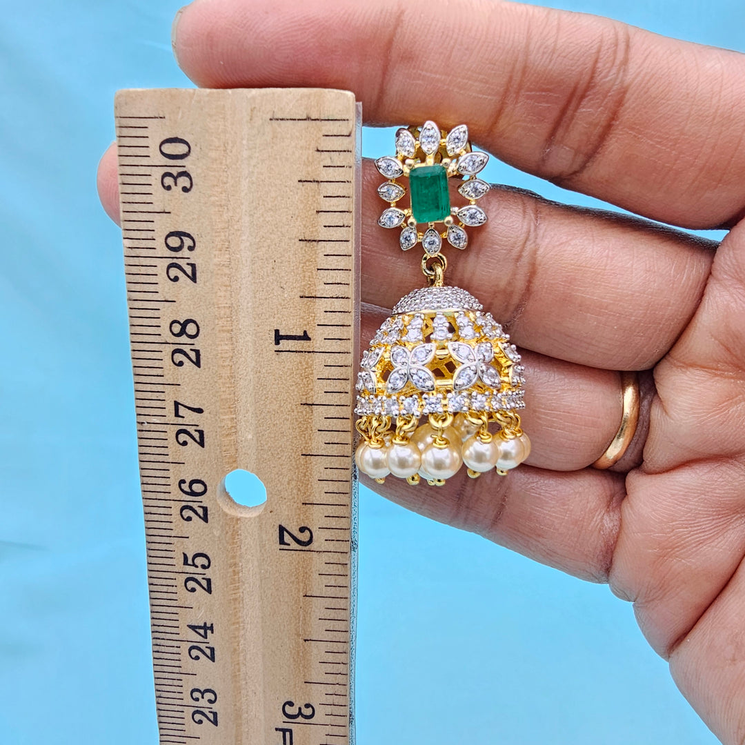 CZ Coral Jhumka