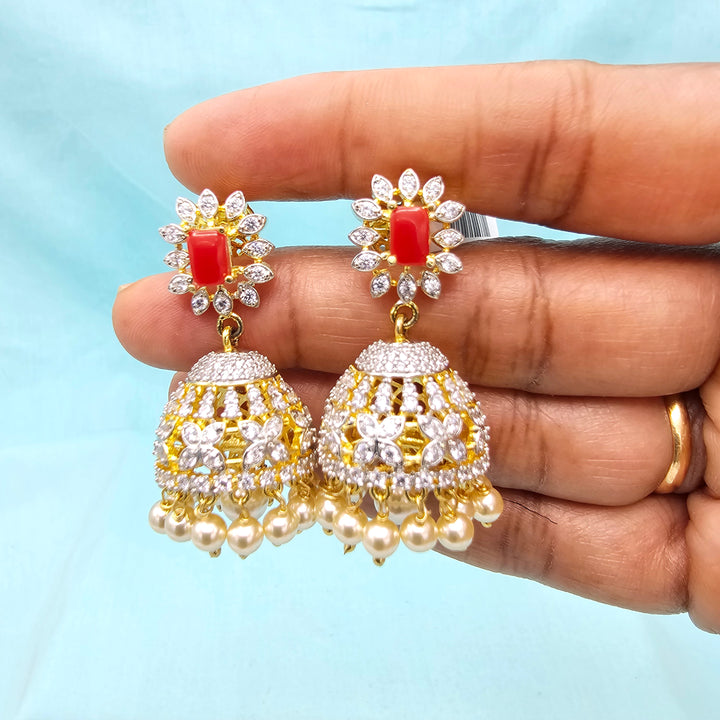 CZ Coral Jhumka