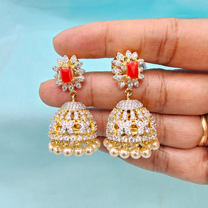 CZ Coral Jhumka