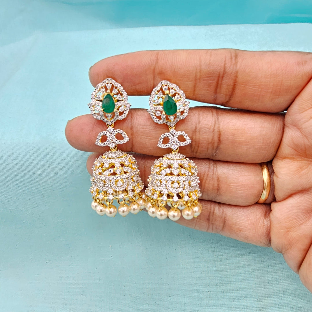 Small Silver Jhumka