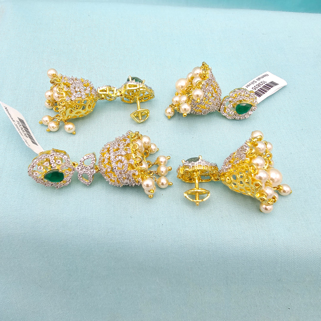 Small Silver Jhumka
