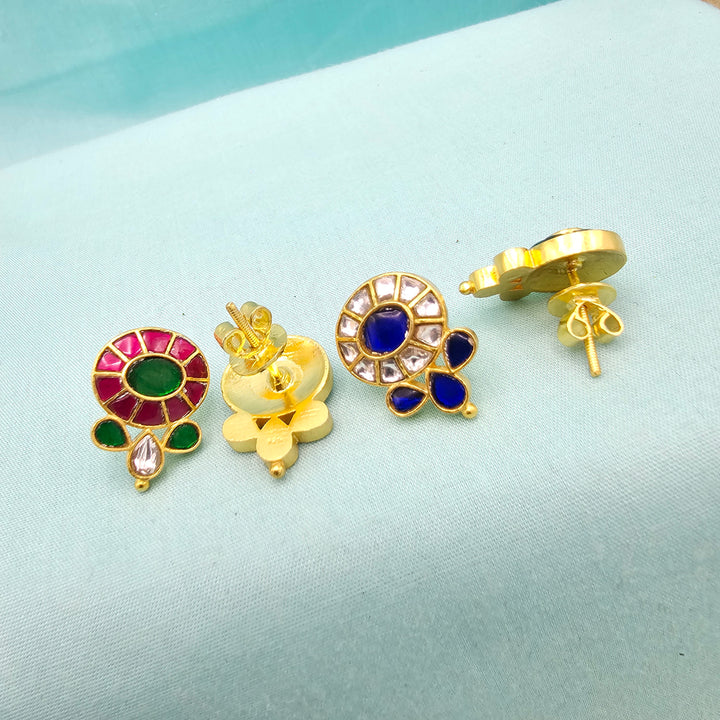 Small Kundan Studs