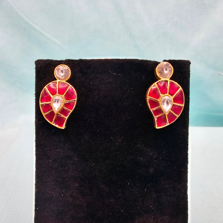 Kundan Mango studs