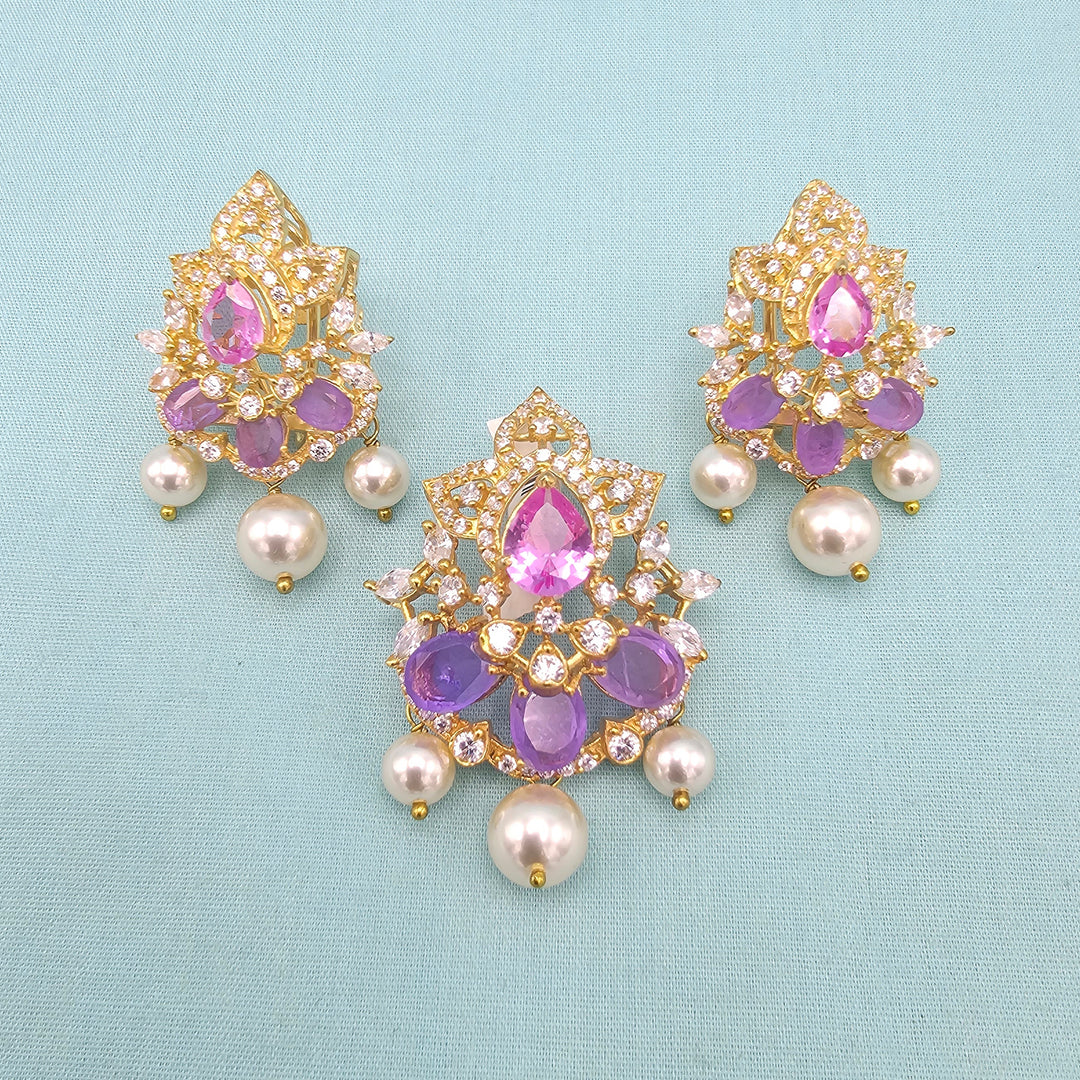 Amethyst Pendant set