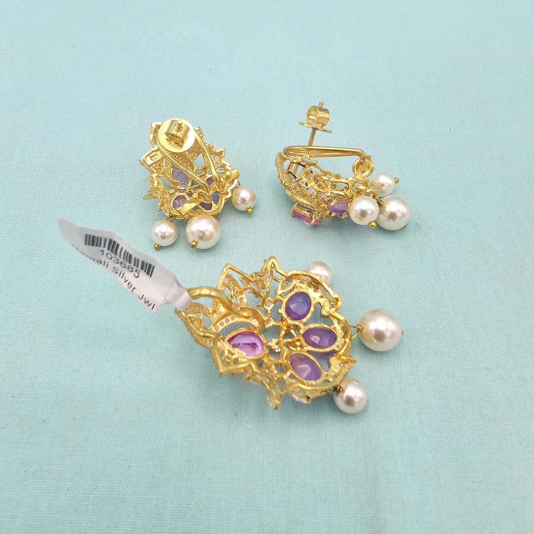 Amethyst Pendant set